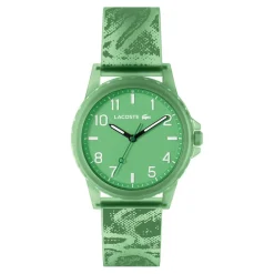 LACOSTE Montre Rider Vert cadran vert fond vert bracelet silicone vert Discount