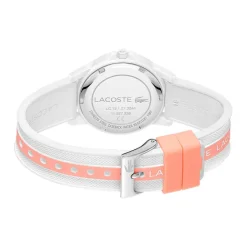LACOSTE Montre Teen/rider Blanc cadran blanc fond blanc bracelet silicone blanc Clearance