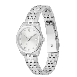LACOSTE Montre Tuilerie Argenté cadran argenté fond argenté bracelet acier argenté