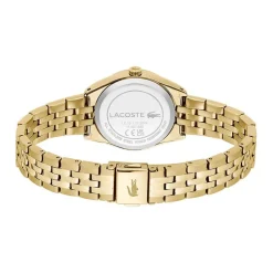 LACOSTE Montre Tuilerie Doré cadran doré fond doré bracelet acier doré Hot