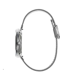 LIP Montre Dauphine 38 Bleu cadran argenté fond bleu bracelet acier argenté Clearance