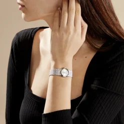 LIP Montre Henriette 22 Argenté cadran argenté fond argenté bracelet métal argenté Online