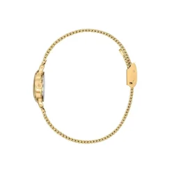 LIP Montre Henriette 19 Argenté cadran doré fond argenté bracelet acier doré Outlet