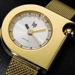 LIP Montre Mach 2000 Mini Moon Doré cadran doré fond doré bracelet acier doré Online