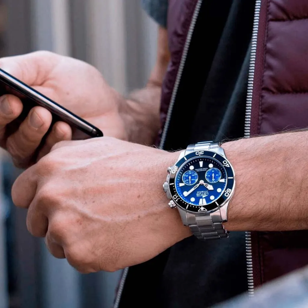 LOTUS Montre Connected Bleu Et Noir Best