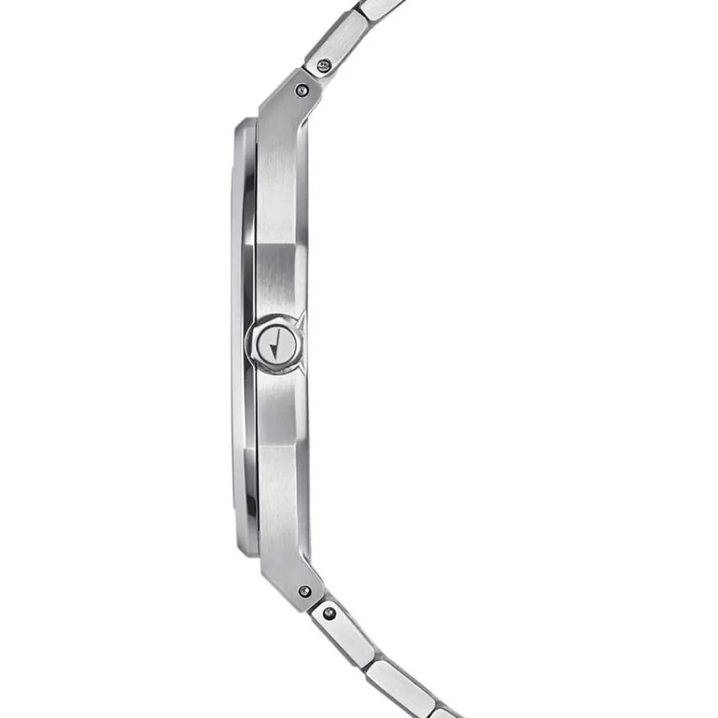 LOTUS Montre Excellent Bleu cadran argenté fond bleu bracelet acier argenté New