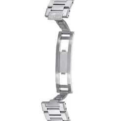 LOTUS Montre Excellent Bleu cadran argenté fond bleu bracelet acier argenté New