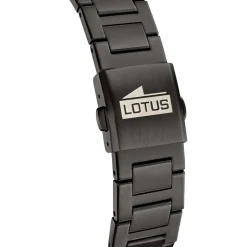 LOTUS Montre Excellent Noir cadran noir fond noir bracelet acier noir