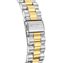 LOTUS Montre Freedom Bleu cadran argenté fond bleu bracelet acier bicolore Hot