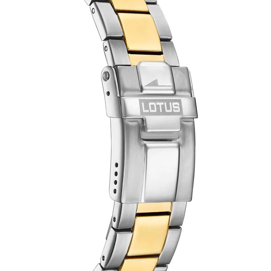 LOTUS Montre Freedom Collection Argenté cadran argenté fond argenté bracelet acier bicolore