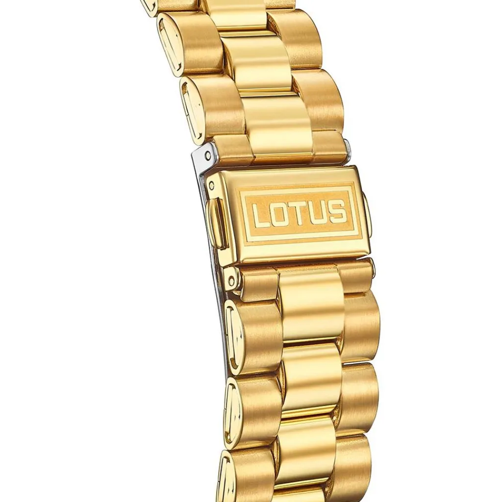 LOTUS Montre Freedom Collection Doré cadran doré fond doré bracelet acier doré Hot