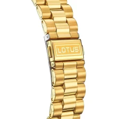LOTUS Montre Freedom Collection Doré cadran doré fond doré bracelet acier doré New