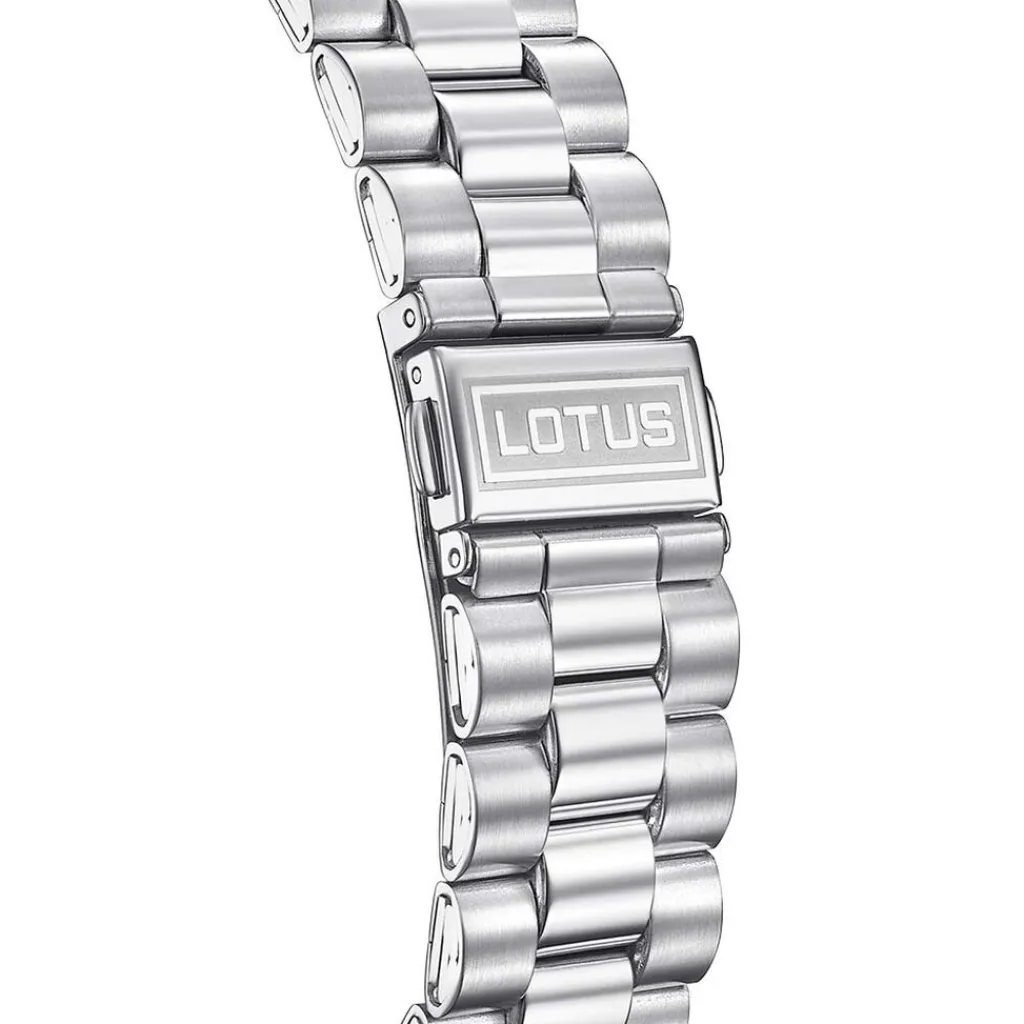 LOTUS Montre Freedom Collection Bleu cadran argenté fond bleu bracelet acier argenté Sale