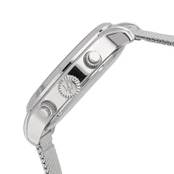 MASERATI Montre Epoca Bleu cadran argenté fond bleu bracelet acier argenté Hot