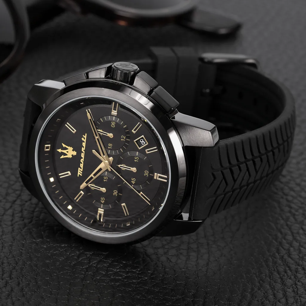 MASERATI Montre Successo Chrono Noir Sale