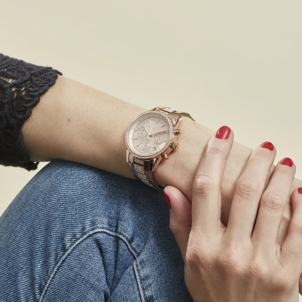 MICHAEL KORS Montre BRYANT Rose Sale