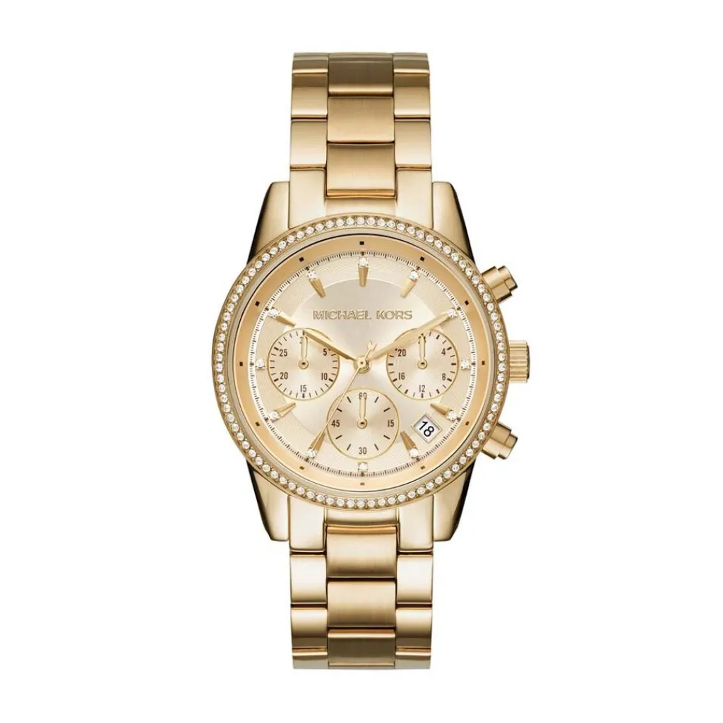 MICHAEL KORS Montre BRYANT Champagne Discount