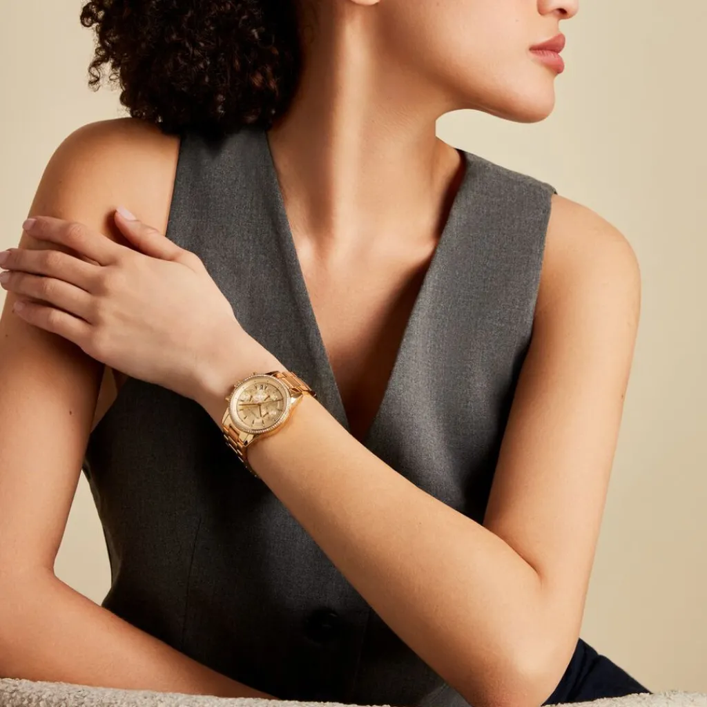 MICHAEL KORS Montre BRYANT Champagne Discount