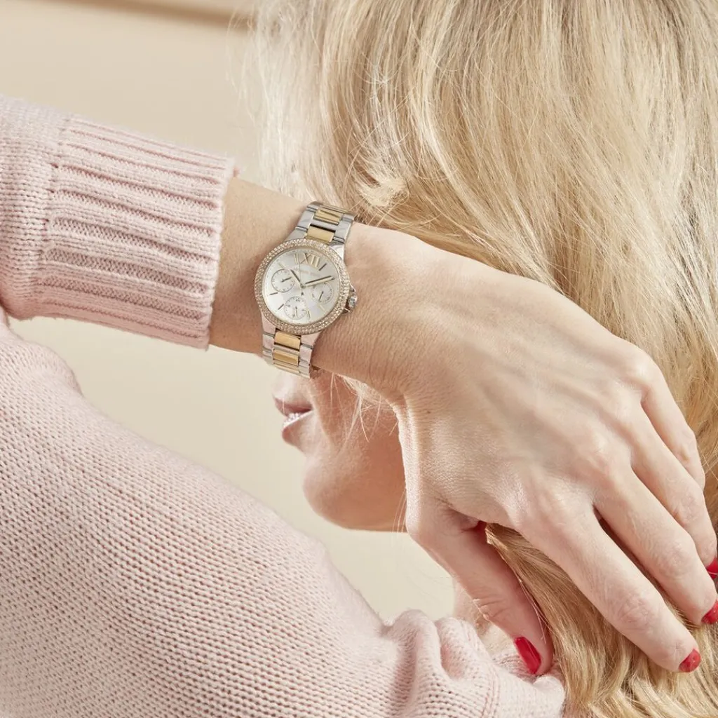 MICHAEL KORS Montre Camille Blanc