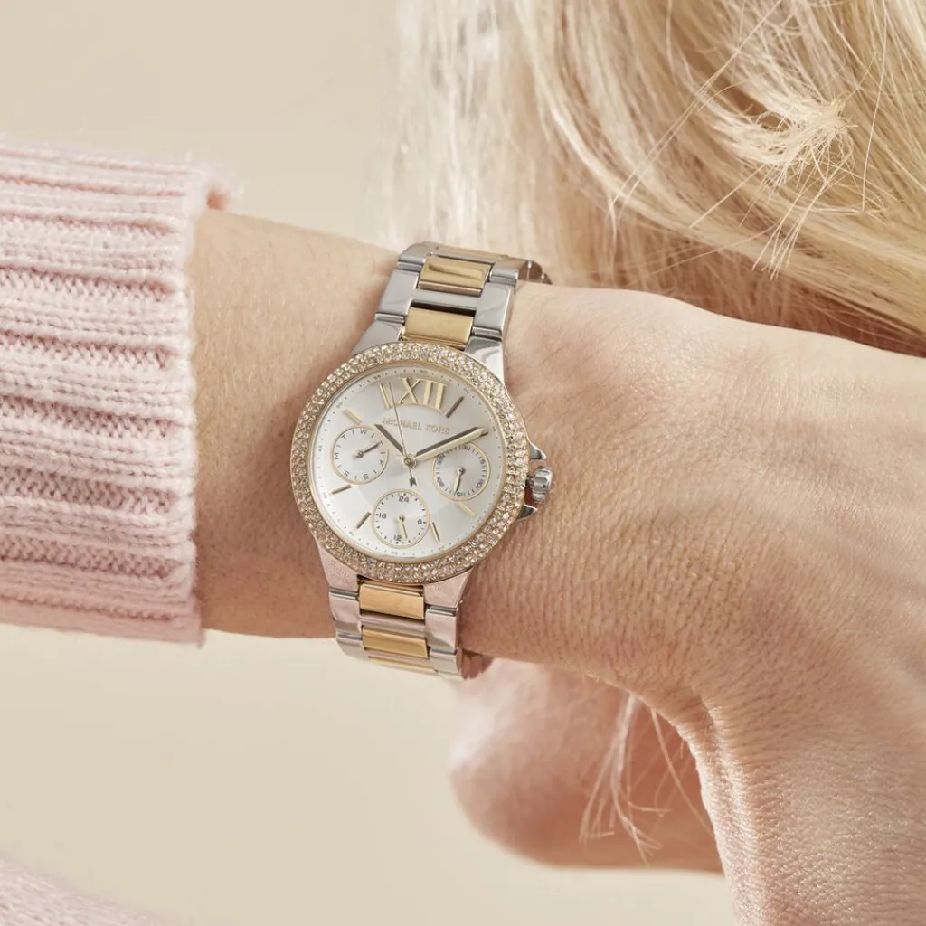 MICHAEL KORS Montre Camille Blanc