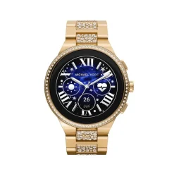 MICHAEL KORS Montre Connectée Gen 6 Camille cadran doré fond personnalisable bracelet acier doré Best
