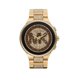 MICHAEL KORS Montre Connectée Gen 6 Camille cadran doré fond personnalisable bracelet acier doré Best