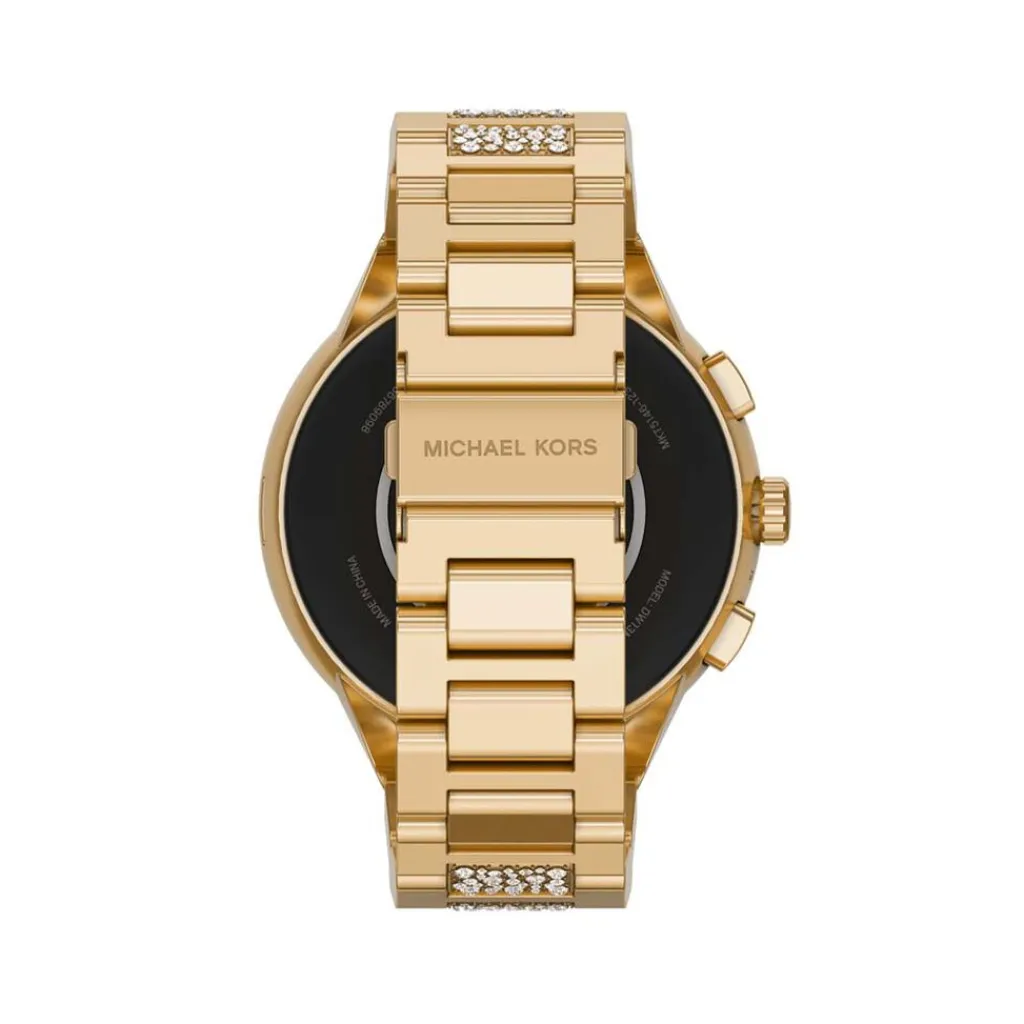 MICHAEL KORS Montre Connectée Gen 6 Camille cadran doré fond personnalisable bracelet acier doré Best