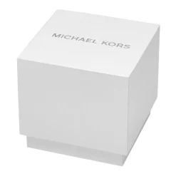 MICHAEL KORS Montre Emery Vert cadran doré fond vert bracelet acier doré New