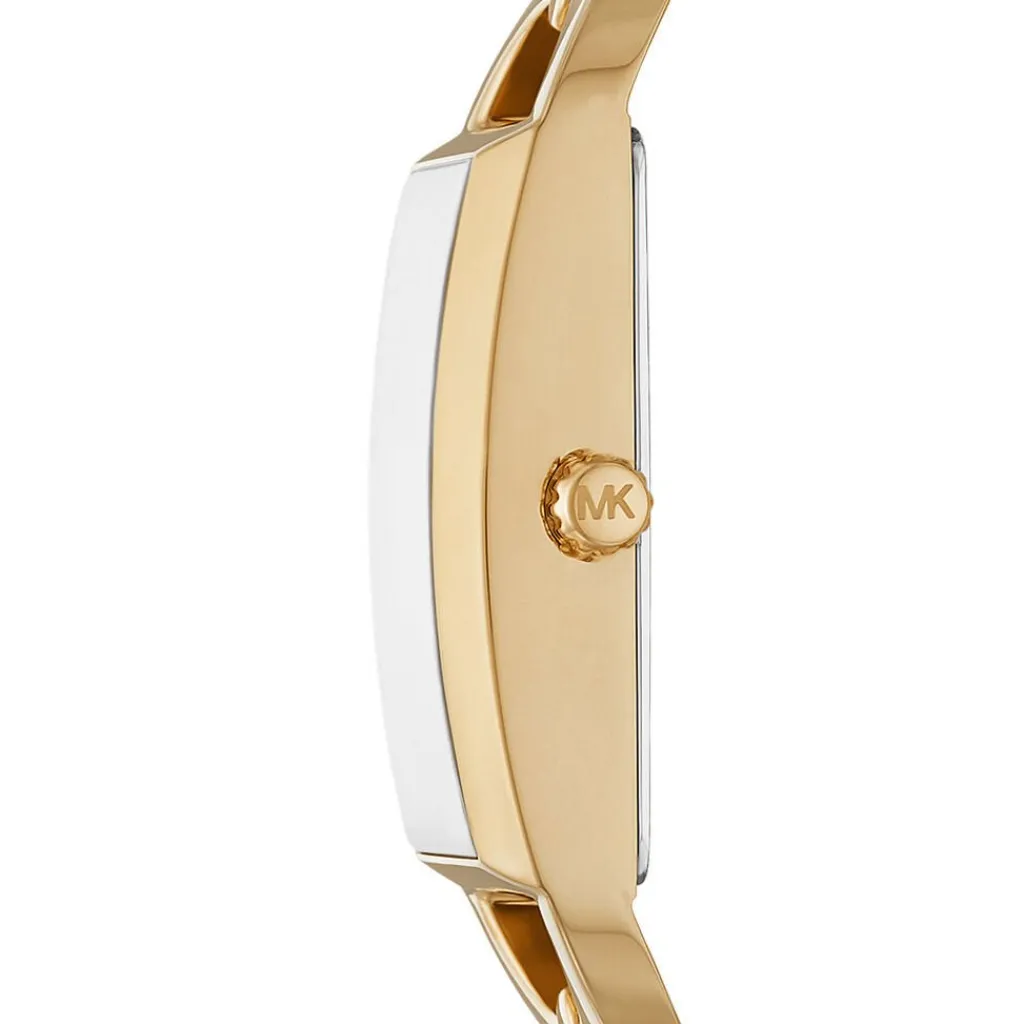 MICHAEL KORS Montre Empire Doré cadran doré fond doré bracelet acier doré Outlet