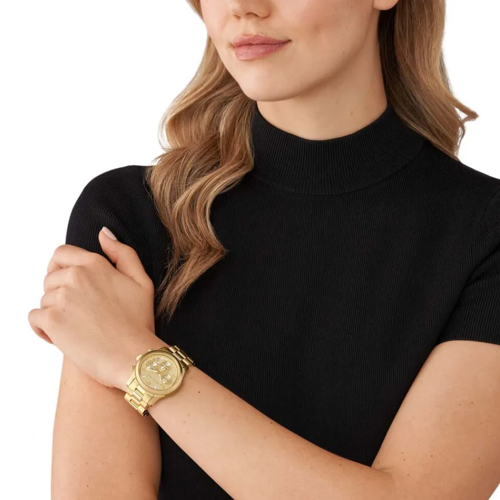 MICHAEL KORS Montre Fossil Runway Doré Sale