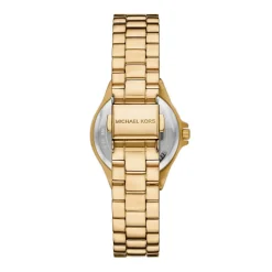 MICHAEL KORS Montre Lennox Vert cadran doré fond vert bracelet acier doré Online