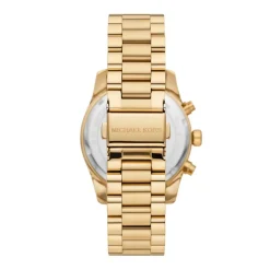 MICHAEL KORS Montre Lexington Blanc diamètre 38 blanc doré Outlet