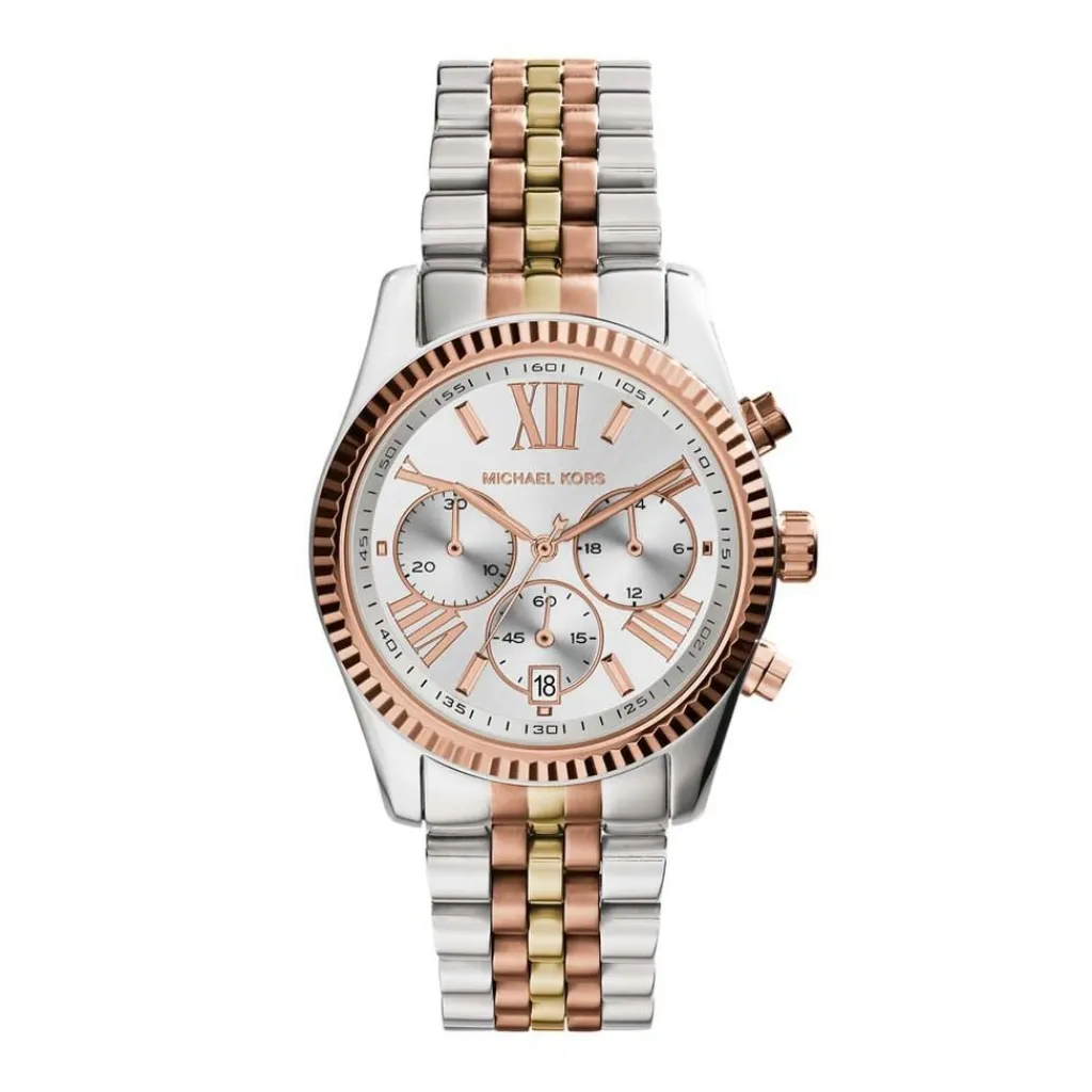 MICHAEL KORS Montre Lexington Bicolore Hot