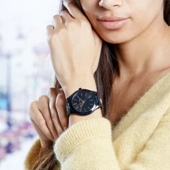 MICHAEL KORS Montre Slim Runway Noir Clearance