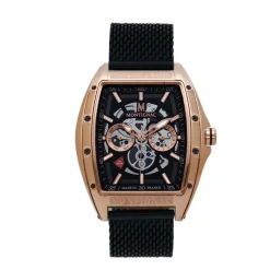 MONTIGNAC Montre Tonneau Bleu Sale