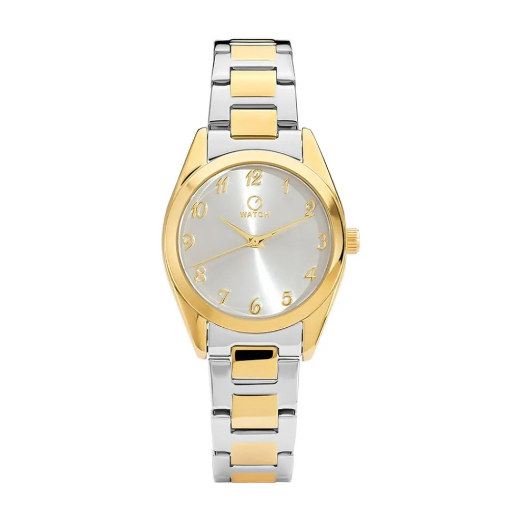 O WATCH Montre Colored Argenté