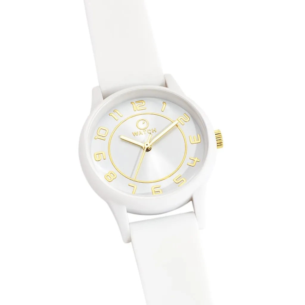 O WATCH Montre Flex Blanc Clearance