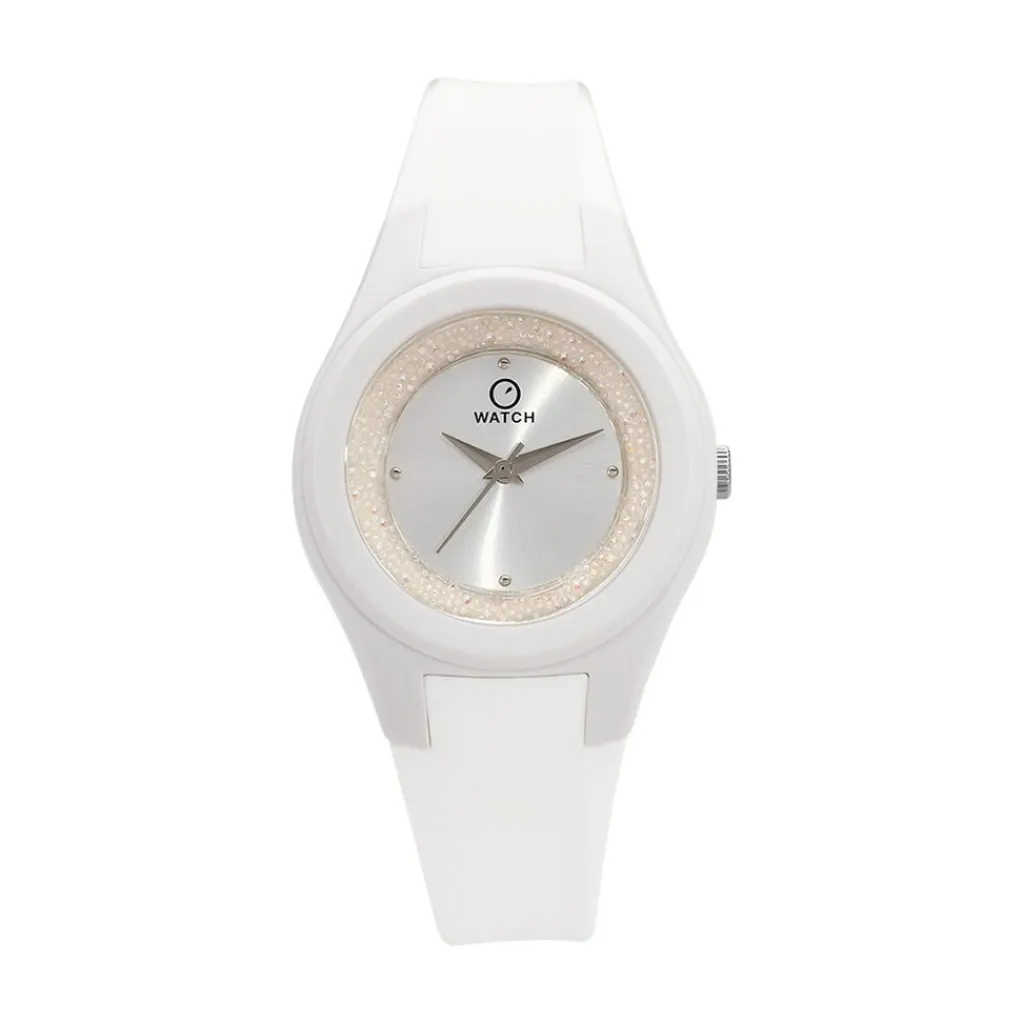 O WATCH Montre Fluffy Blanc Best