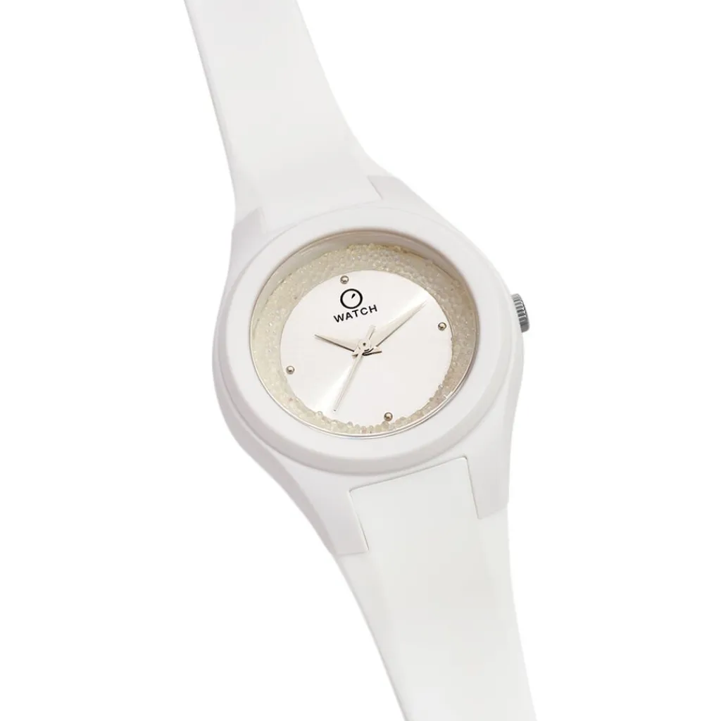 O WATCH Montre Fluffy Blanc Best