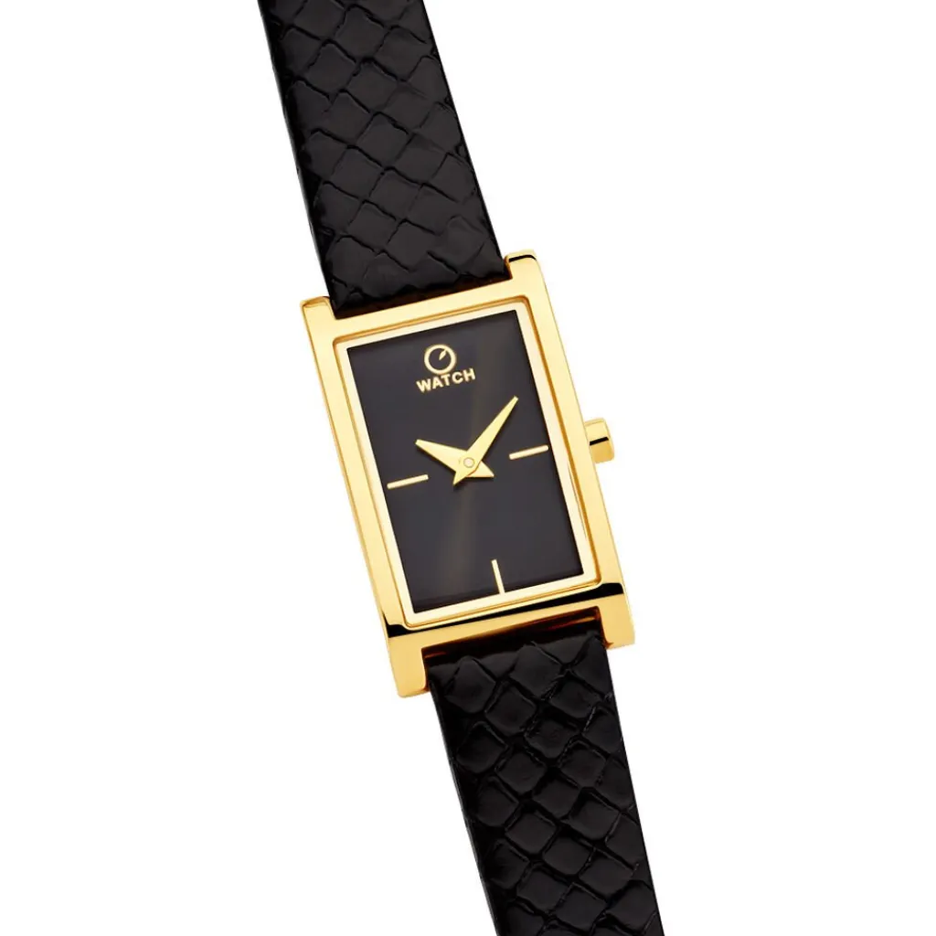 O WATCH Montre Oblong Noir Online