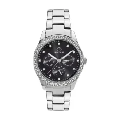 O WATCH Montre Shiny Noir Sale
