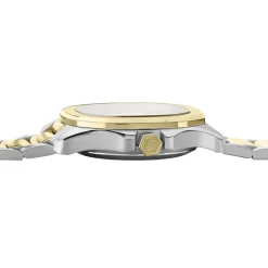 PHILIPP PLEIN Montre High-conic Champagne cadran bicolore fond champagne bracelet acier bicolore Discount