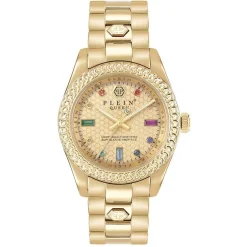 PHILIPP PLEIN Montre Queen Doré cadran doré fond doré bracelet acier doré Best