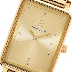 PIERRE LANNIER Montre Ariane Doré cadran doré fond doré bracelet acier doré Hot