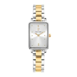 PIERRE LANNIER Montre Ariane Argenté cadran argenté fond argenté bracelet acier bicolore Clearance