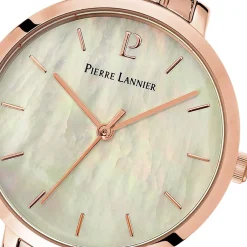 PIERRE LANNIER Montre Aura Acier Doré Rose Outlet