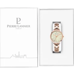 PIERRE LANNIER Montre Aura Acier Doré Rose Outlet