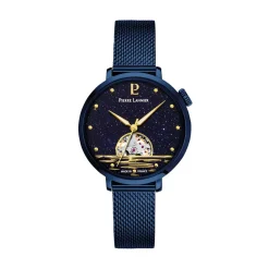 PIERRE LANNIER Montre Australe Bleu cadran bleu fond bleu bracelet acier bleu Sale