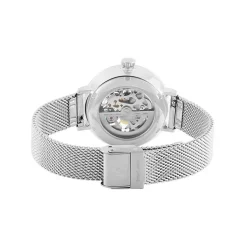 PIERRE LANNIER Montre Automatique 35 Argent cadran argenté fond argenté bracelet acier argenté Online
