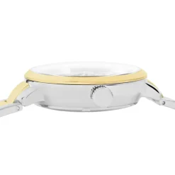 PIERRE LANNIER Montre Automatique 35 Acier Argenté cadran argenté fond argenté bracelet acier bicolore New